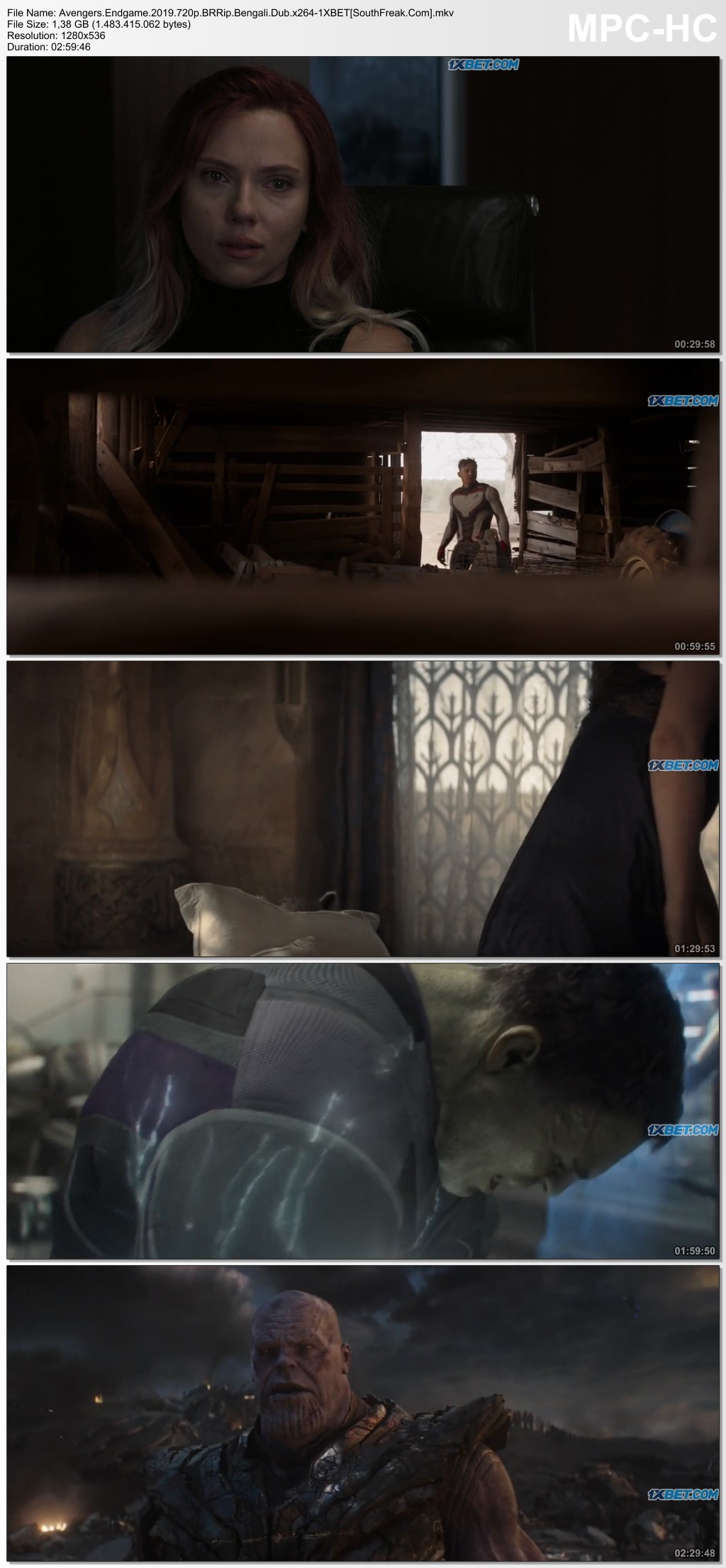 Avengers.Endgame.2019.720p.BRRip.Bengali.Dub.x264 1XBET%255BSouthFreak.com%255D