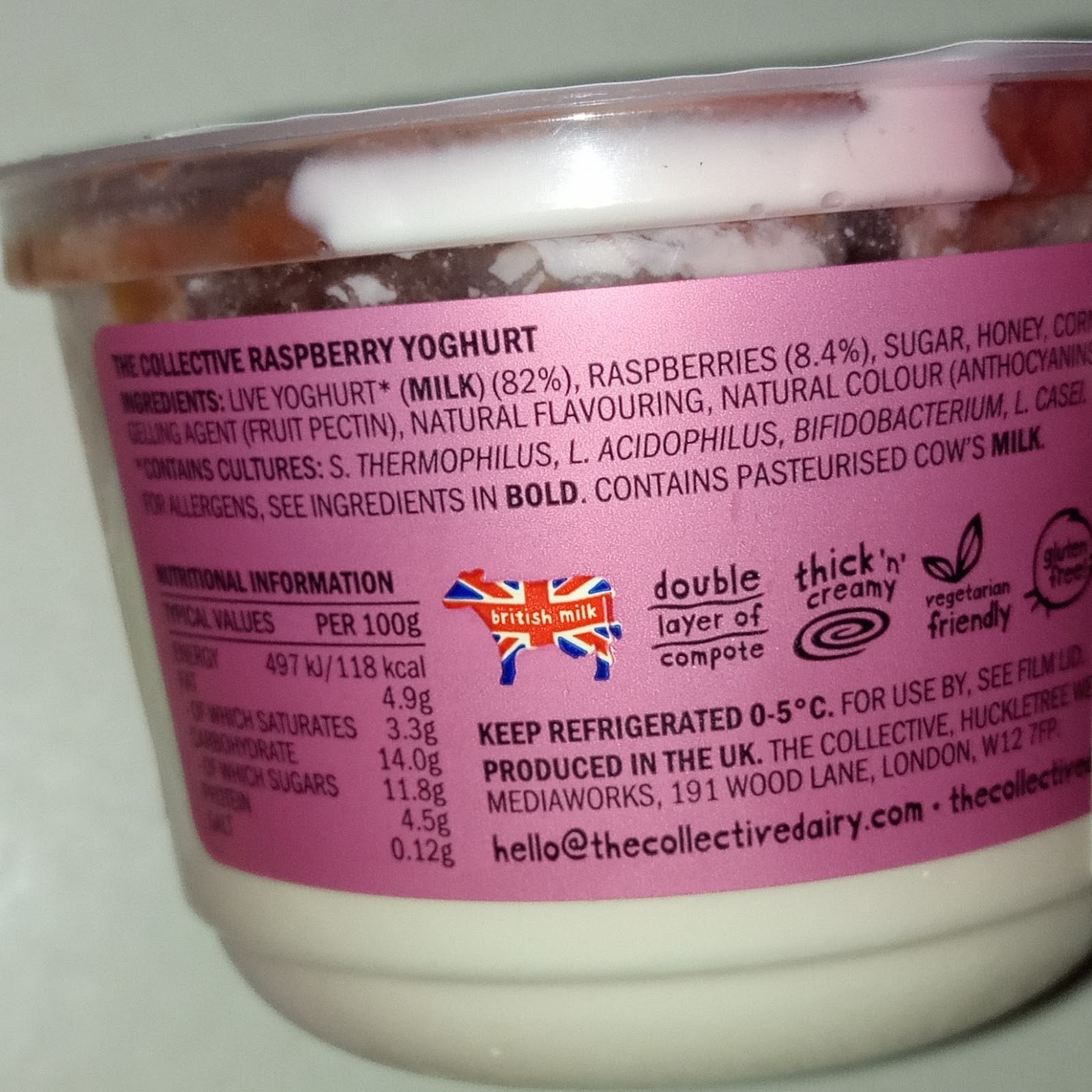 Supersupergirl's Food Reviews [Review] The collective dairy raspberry