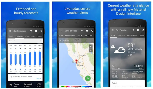 Weather app | Apps on Google Play