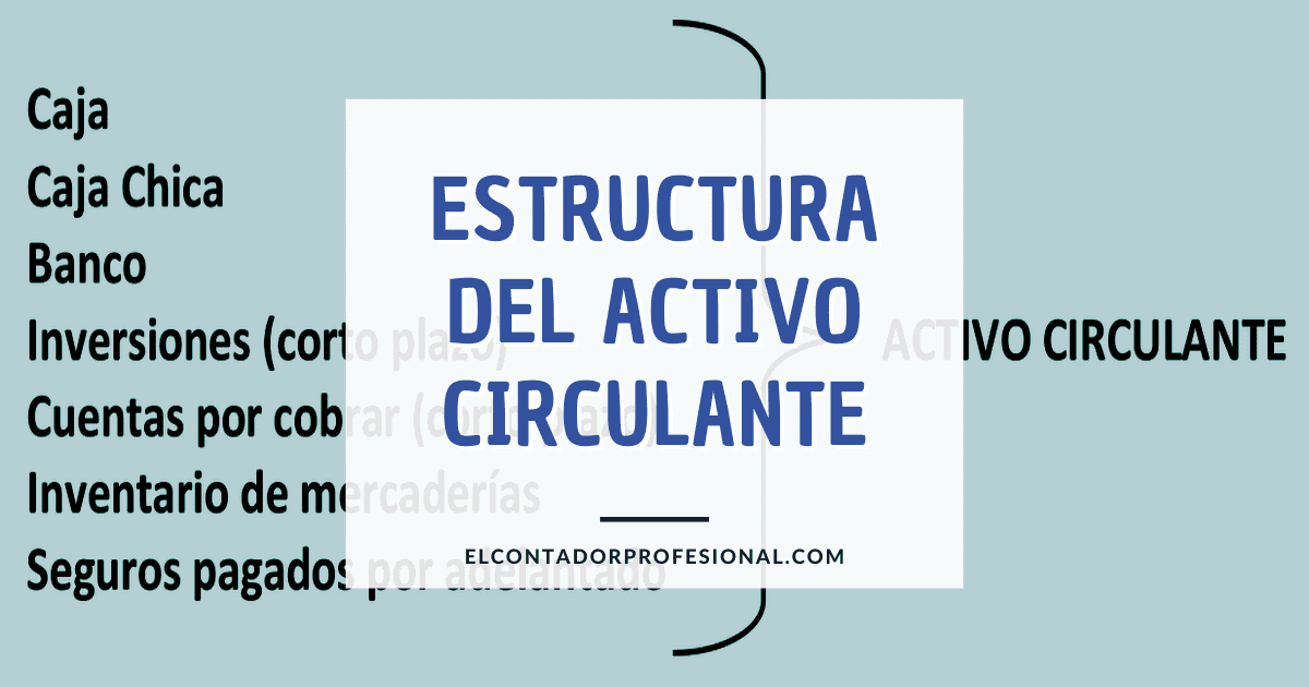 estructura del activo circulante