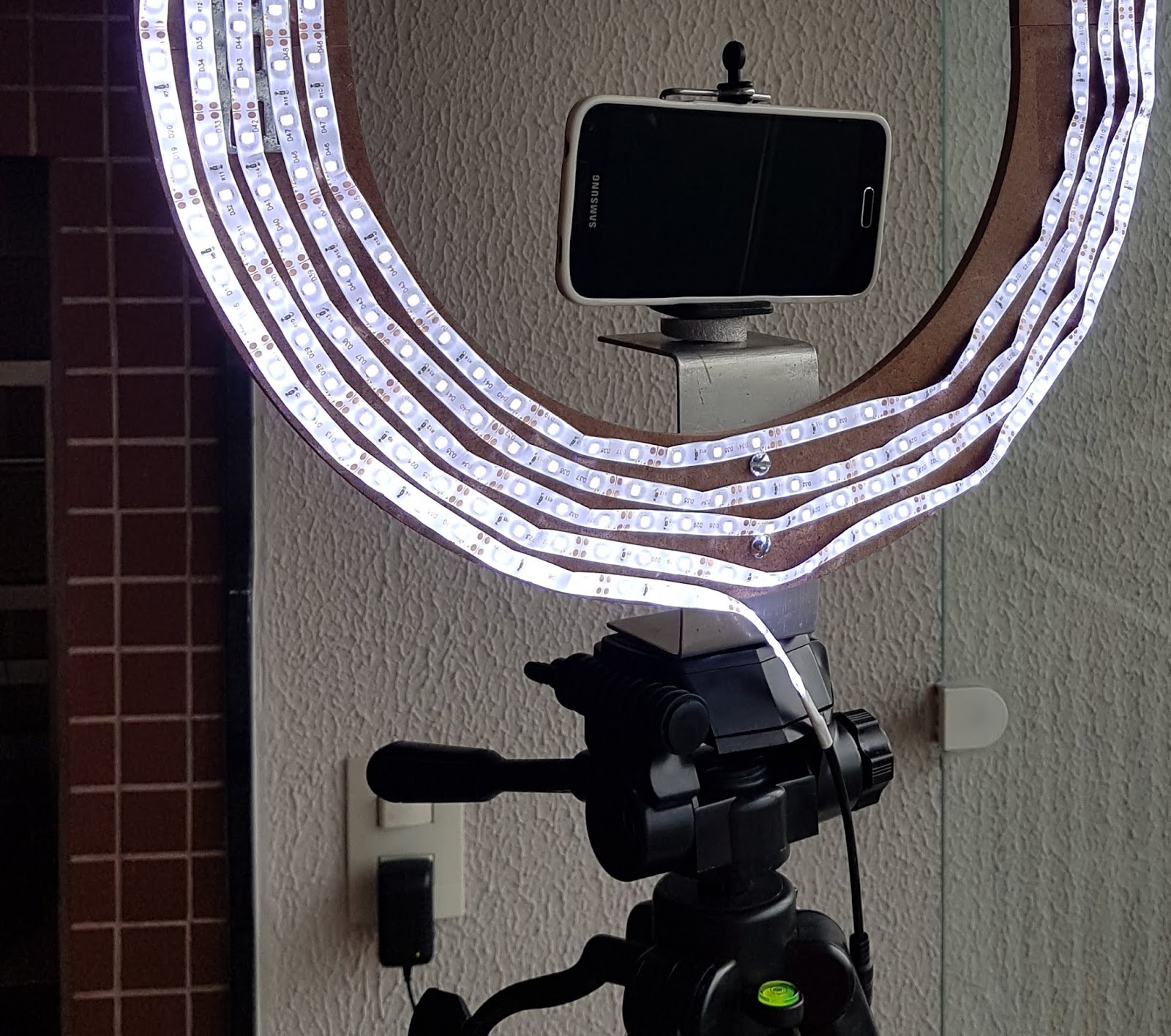 Um pouco de muito Como fazer um RING LIGHT em casa