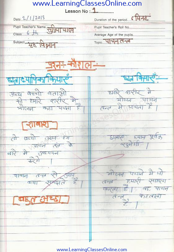 Micro Teaching Home Science Lesson Plan In Hindi hindi-lesson-plan-for-b-ed-deled-and-school-teachers-2022-artofit