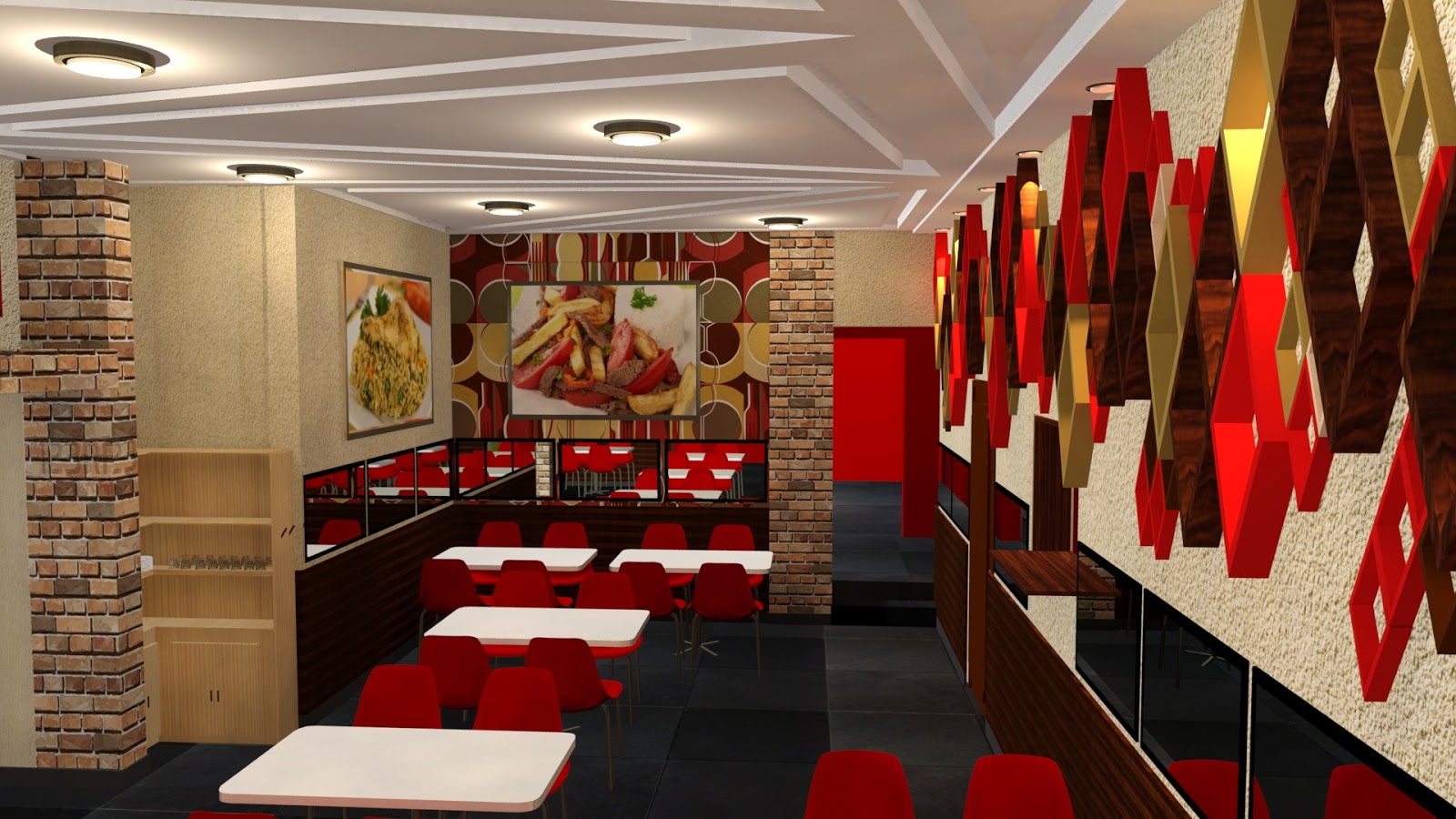Interior Design: Diseño de Restaurante