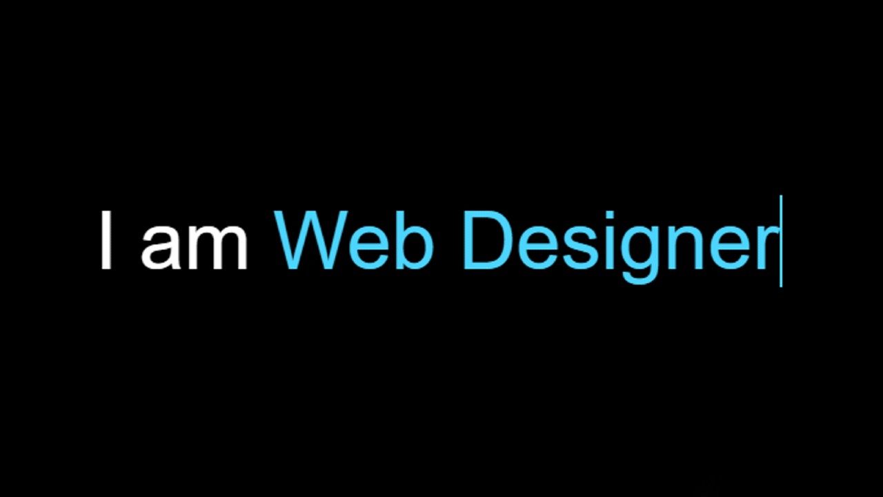 Text Typing Animation Effect using Javascript, HTML & CSS