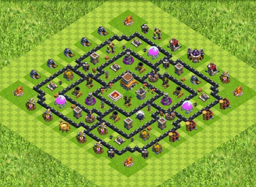 TH8 Base Layout Design with Base Copy link. 