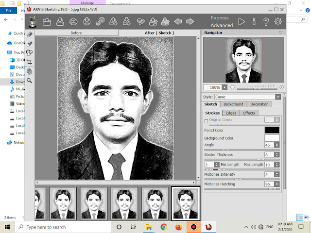 AKVIS sketch plugin for Photoshop