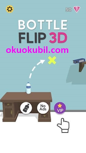 Bottle Flip 3D v1.17 Sınırsız, Kilitsiz Hileli Mod Apk İndir Haziran 2019