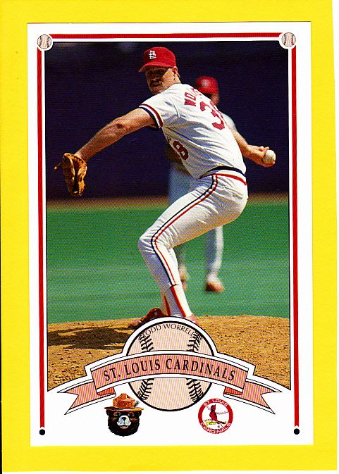 Cardinal Baseball Cards: 1989 St. Louis Cardinals Smokey the Bear Cards