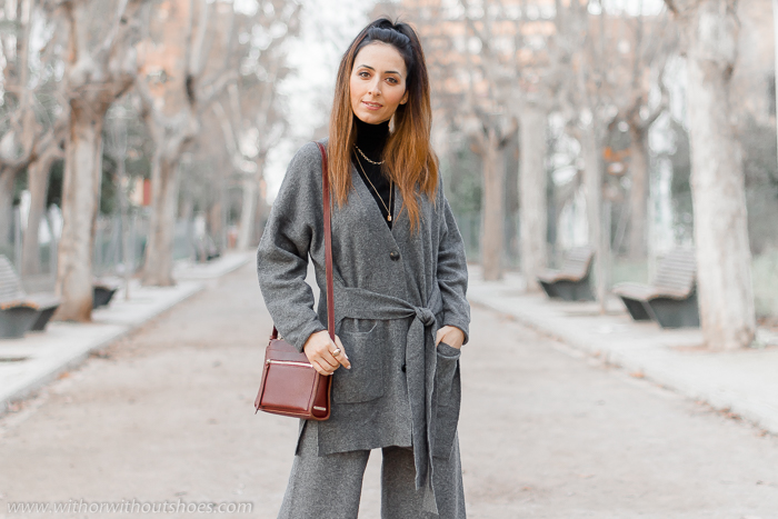 El punto en todas las prendas, Chaqueta y pantalones culotte | With Without Shoes - Blog Influencer Moda Valencia España