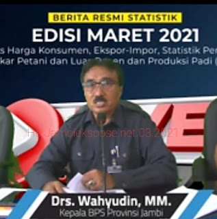 Nilai Ekspor Provinsi Jambi Naik 7.66 Persen, Import Alami Penurunan