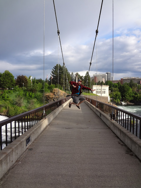 Spokane Washington suspension bridge