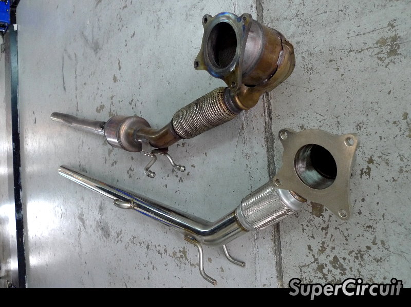 SUPERCIRCUIT Exhaust Pro Shop VW Golf 6 GTI Race Downpipe