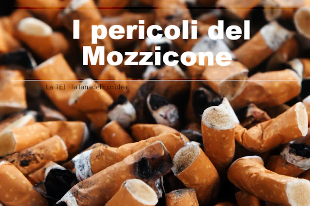 I pericoli del mozzicone di sigaretta