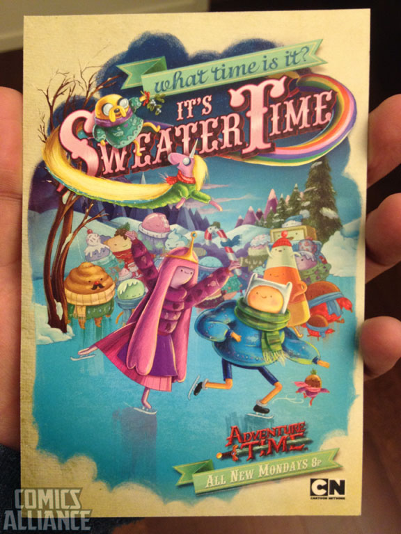Adventure Time Time Adventure Time Christmas Card