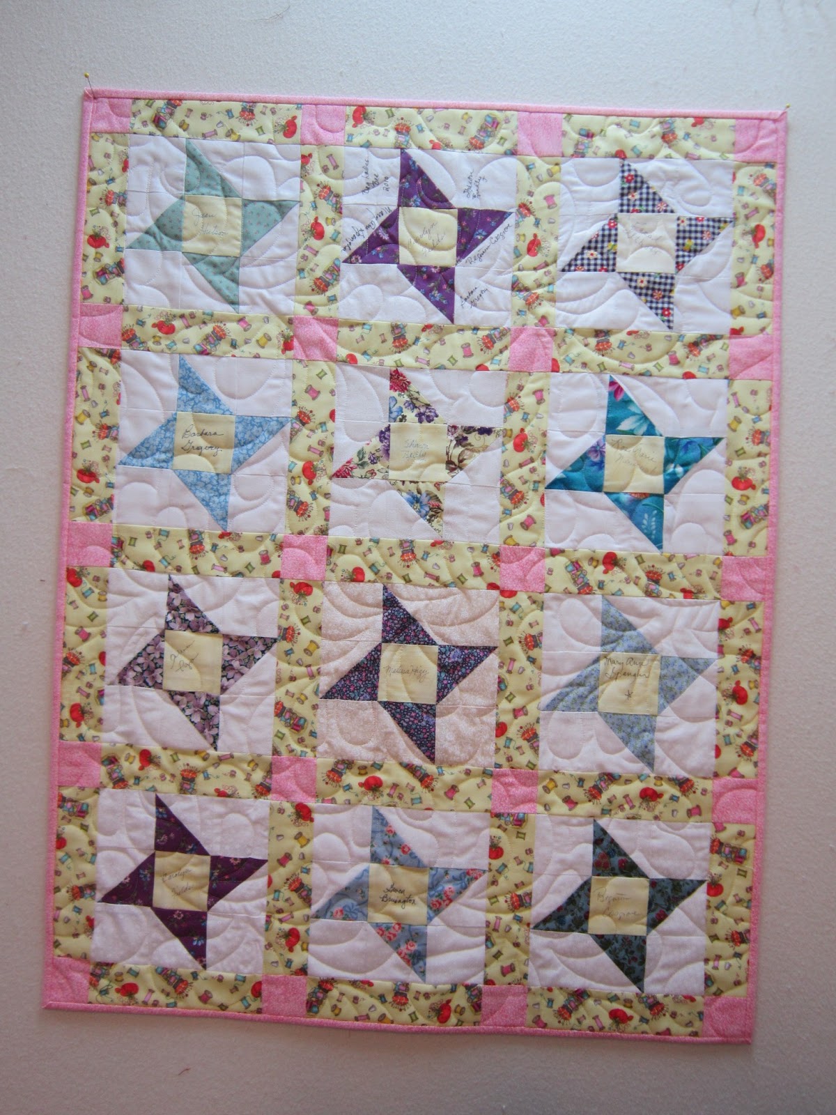 Get More Done...Today Mom's Egg Money Quilt is FINISHED!!!
