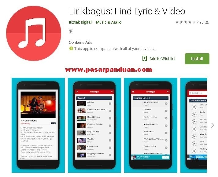 9 Aplikasi Untuk Menampilkan Lirik Lagu Di Android Tanpa Koneksi Internet Pasarpanduan