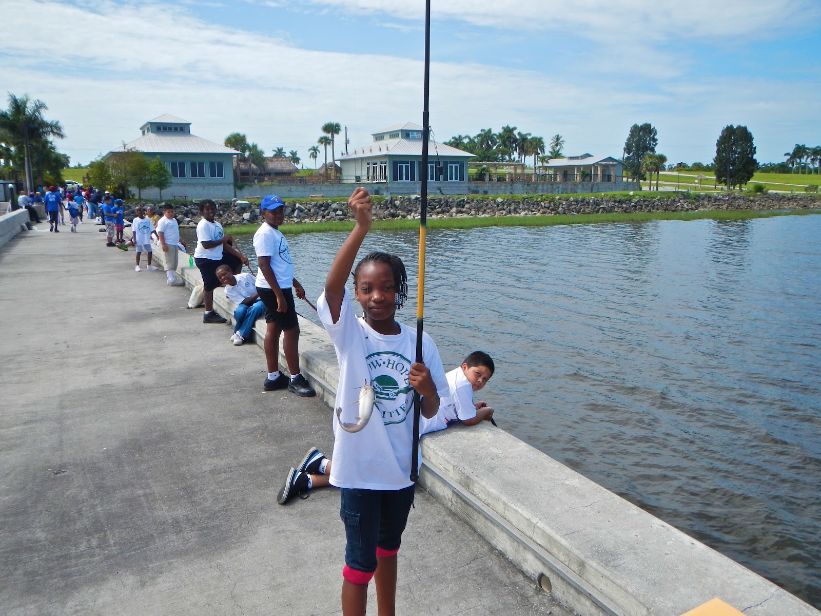 Florida Fishing Academy Pahokee Pals and New Hope Charities fishing