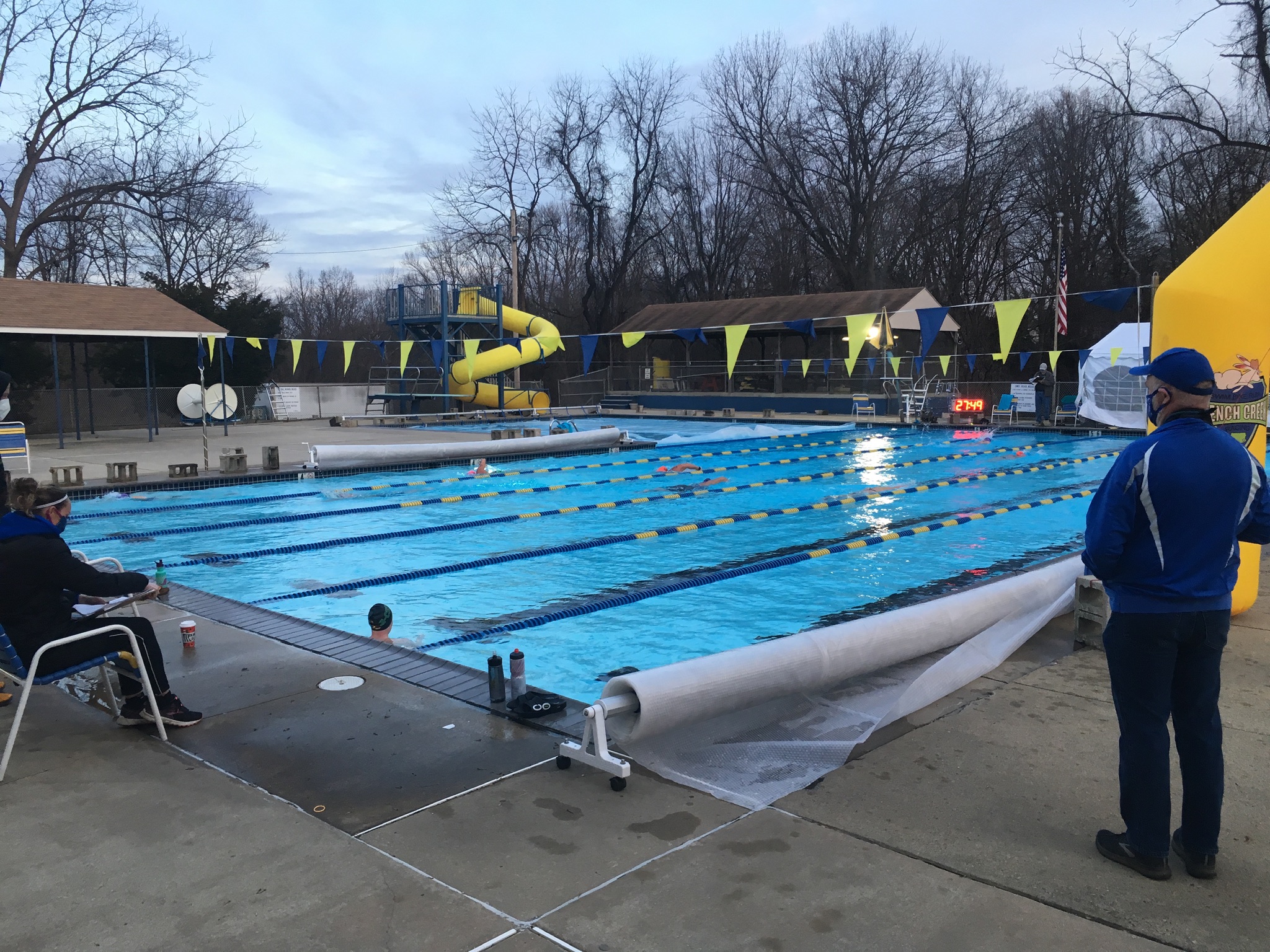 French Creek Racing's Frozen Hare 5K swim