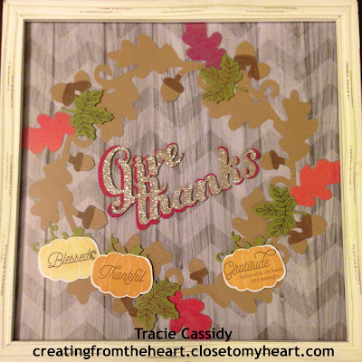 blessed beyond measure, creating from the heart, ctmh, Artistry, Artbooking close to my heart, sotm, fall decor, pumpkins, gratitude