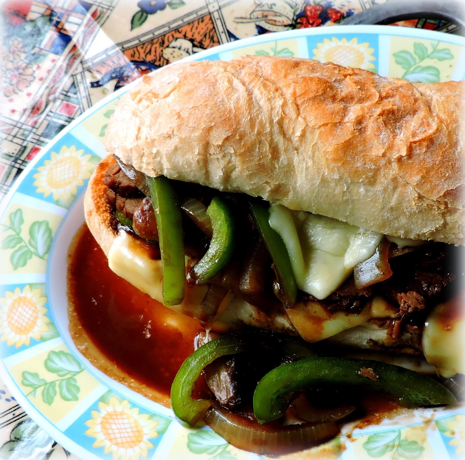 The English Kitchen Quick & Easy Cheese Steak Sandwiches