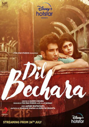 Dil Bechara 2020 WEB-DL 300Mb Hindi Movie Download 480p