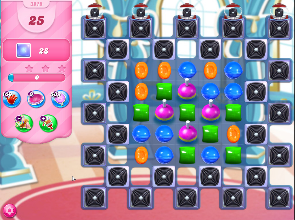 Candy Crush Saga level 3519 Candy Crush Saga level 3519