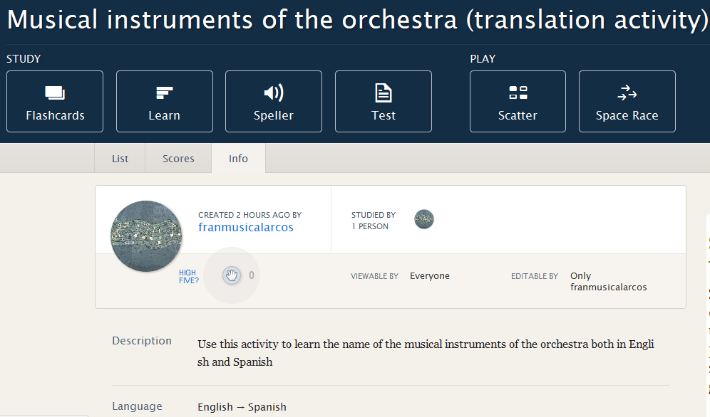 Fran MusicAlarcos Musical instruments