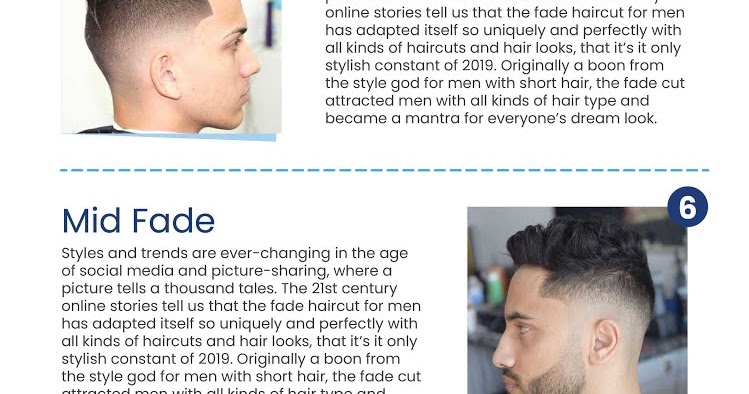 Viralgraphics Top 10 Different Types Of Fade Haircuts For Men