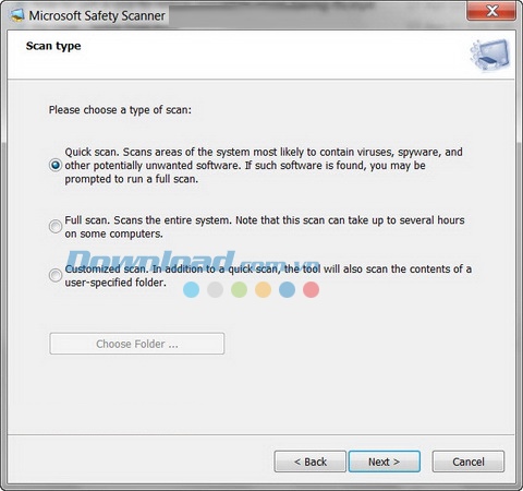 Phần mềm Microsoft Safety Scanner