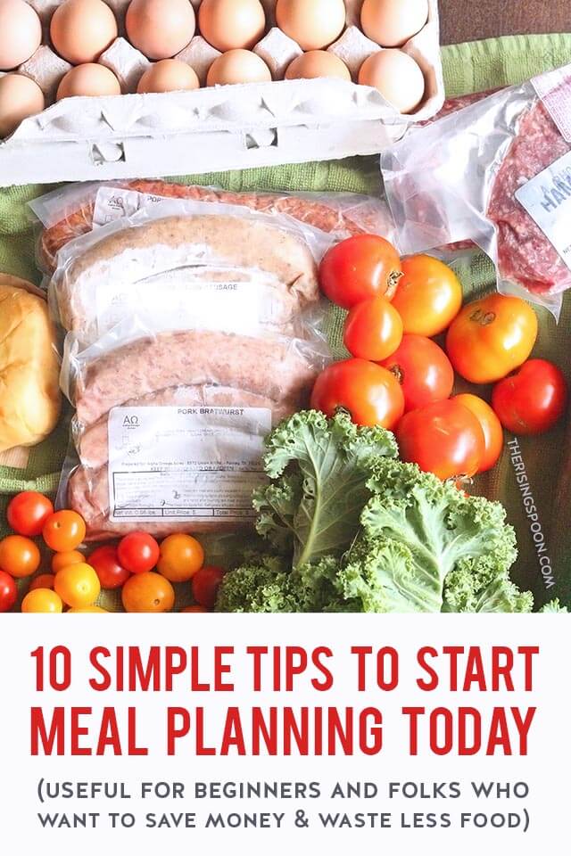 New to meal planning or strongly dislike it? I know how you feel! That's why I'm sharing my best simple tips for easing into the meal planning habit (I prefer weekly instead of monthly) so you can save money, stick to a budget, eat healthier & waste less food. Start with one thing and work up from there so you're not overwhelmed!