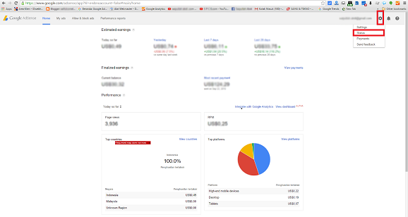 Aturan baru Adsense, Cara Claim Blog Atau Website ke dalam google Adsense