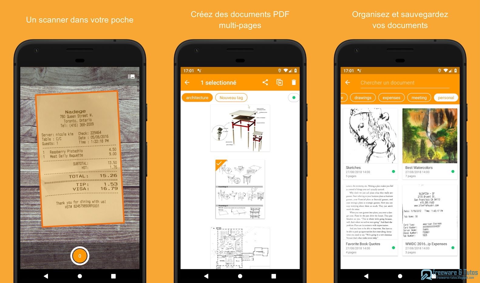 Genius Scan une application pratique pour scanner facilement vos