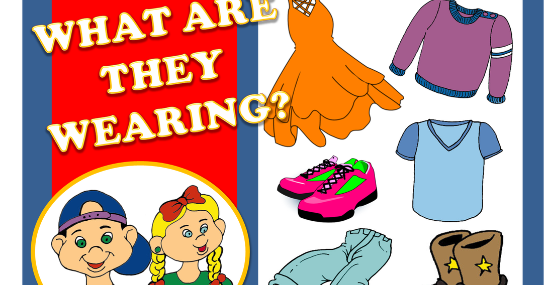 English is FUNtastic Clothes interactive game