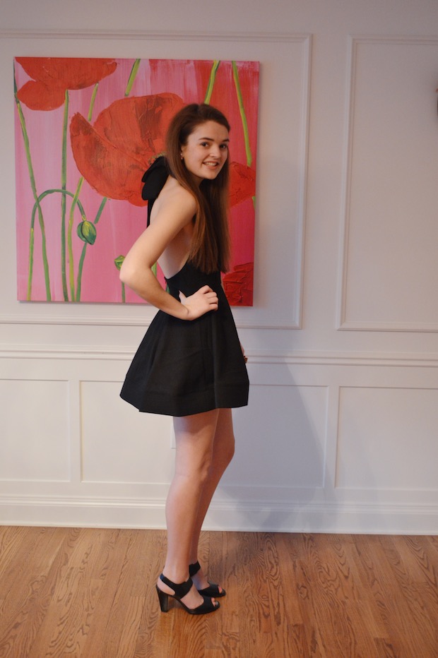 citrus and style Outfit Black Bow Dress + Sadies Recap