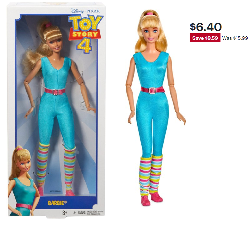 Disney Pixar Toy Story 4 Barbie Doll With Movie Inspired Details 6 40 Reg 14 Free Shipping With Amazon Prime Or 25 Order Or Free Pickup At Best Buy Heavenly Steals