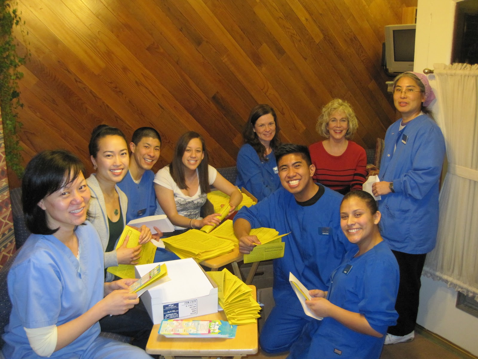 Dr. Beverly PresleyNelson, General Dentist YEARLY NEWSLETTER STUFFING PARTY!