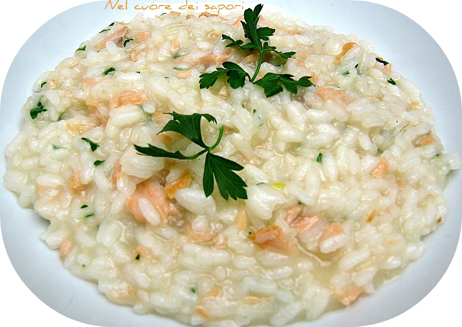 Nel cuore dei sapori Risotto con salmone affumicato
