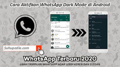 Begini Tutorial Cara Mengaktifkan Dark Mode di WhatsApp Android