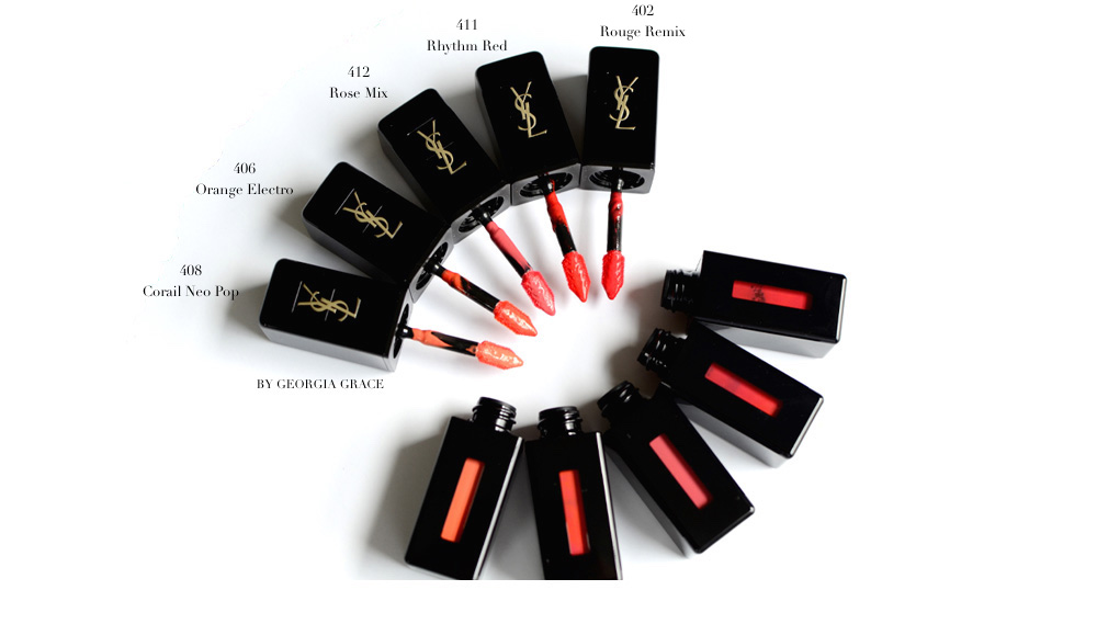 YSL Vinyl Cream Lip Stain, Fall 2016 Swatches & Review By Grace