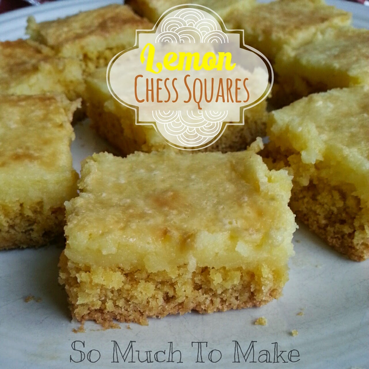 Lemon Chess Squares So Much To Make