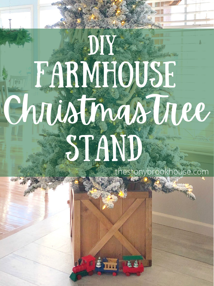 How To Build Farmhouse Christmas Tree Stand The Stonybrook House