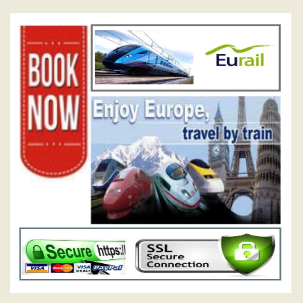 EURAIL- CLICK HERE & BOOK NOW ONLINE!