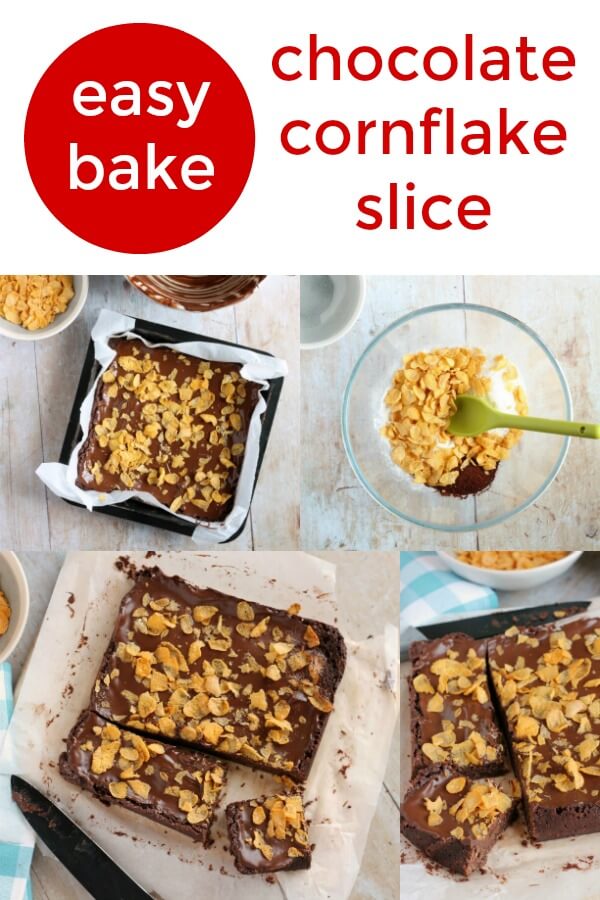 chocolate cornflake slice step by step recipe