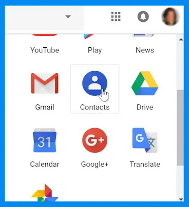 إضافة جهة اتصال لحساب Gmail