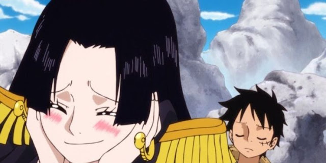 Boa Hancock in Love with Luffy Cropped
