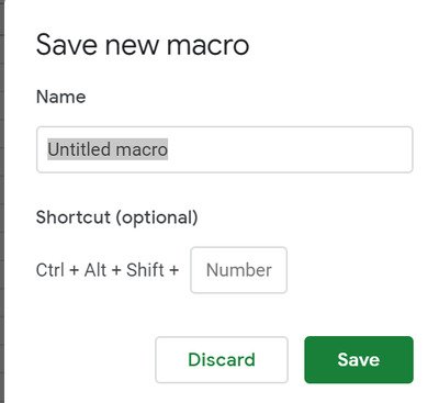 automatice tareas en Hojas de cálculo de Google con Macros