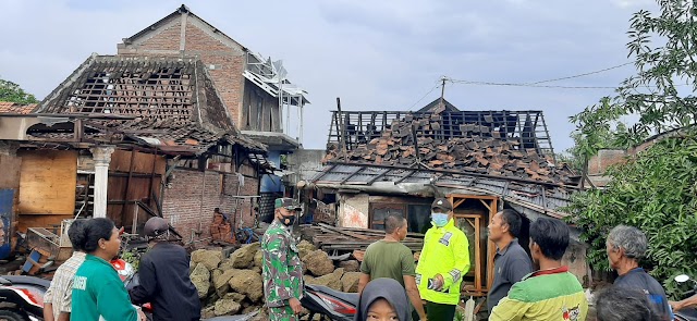 Angin Puting Beliung Rusak 177 Rumah Warga Di Desa Karangsono, Mranggen, Demak