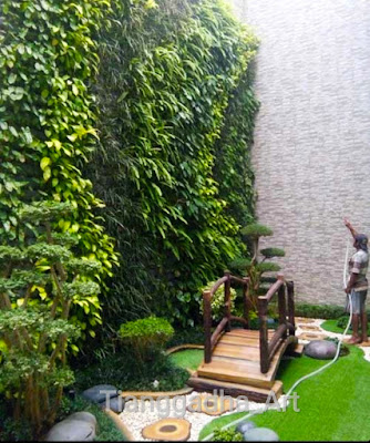 tukang taman vertikal garden dan jasa vertical garden tianggadha art