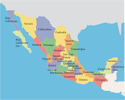 Mapa de México. Sin embargo