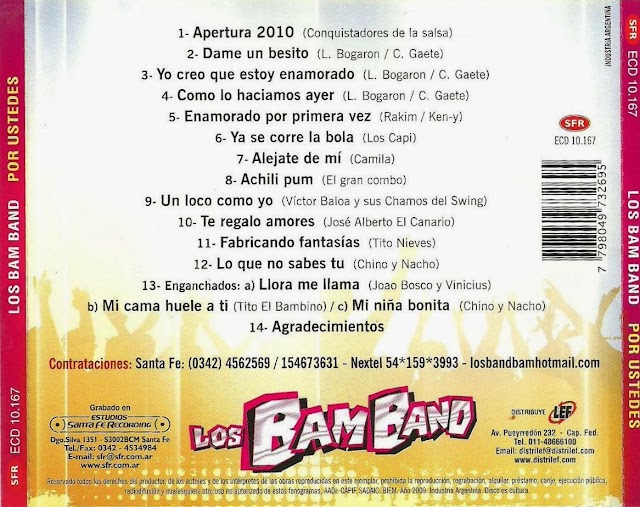 Los Bam Band – Por Ustedes (2010)